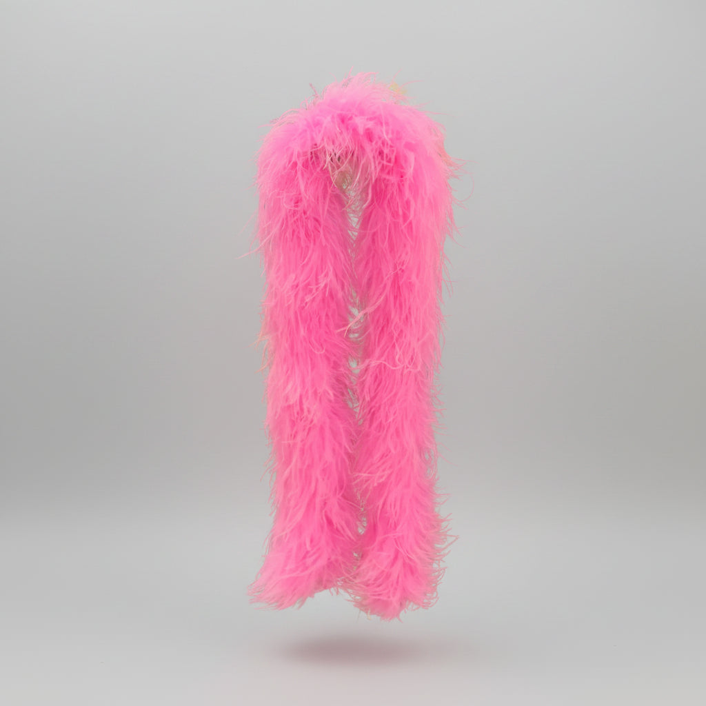 Premium Natural Ostrich Feather Multi-Ply Performance Boa