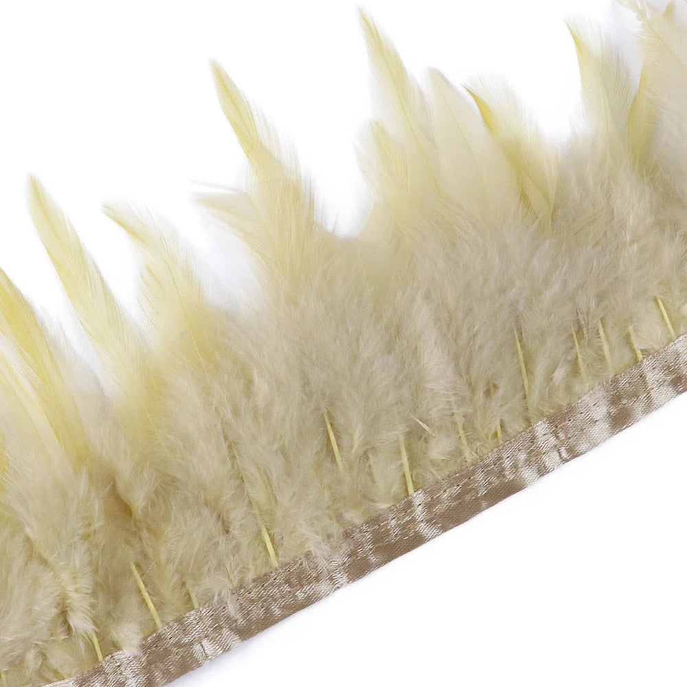 Rooster Feathers Trim Fringe Chicken Feather Strip