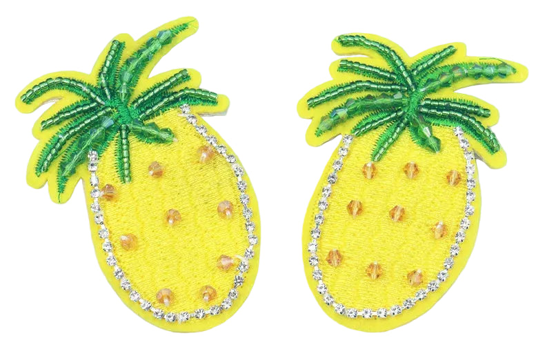 Sparkling Cherry & Fruit Sequined Nipple Pasties Set