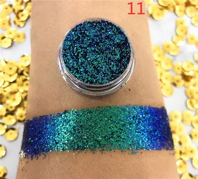 Chameleon Pigment Multi Chrome Prismatic Powder Eye shadow Palette