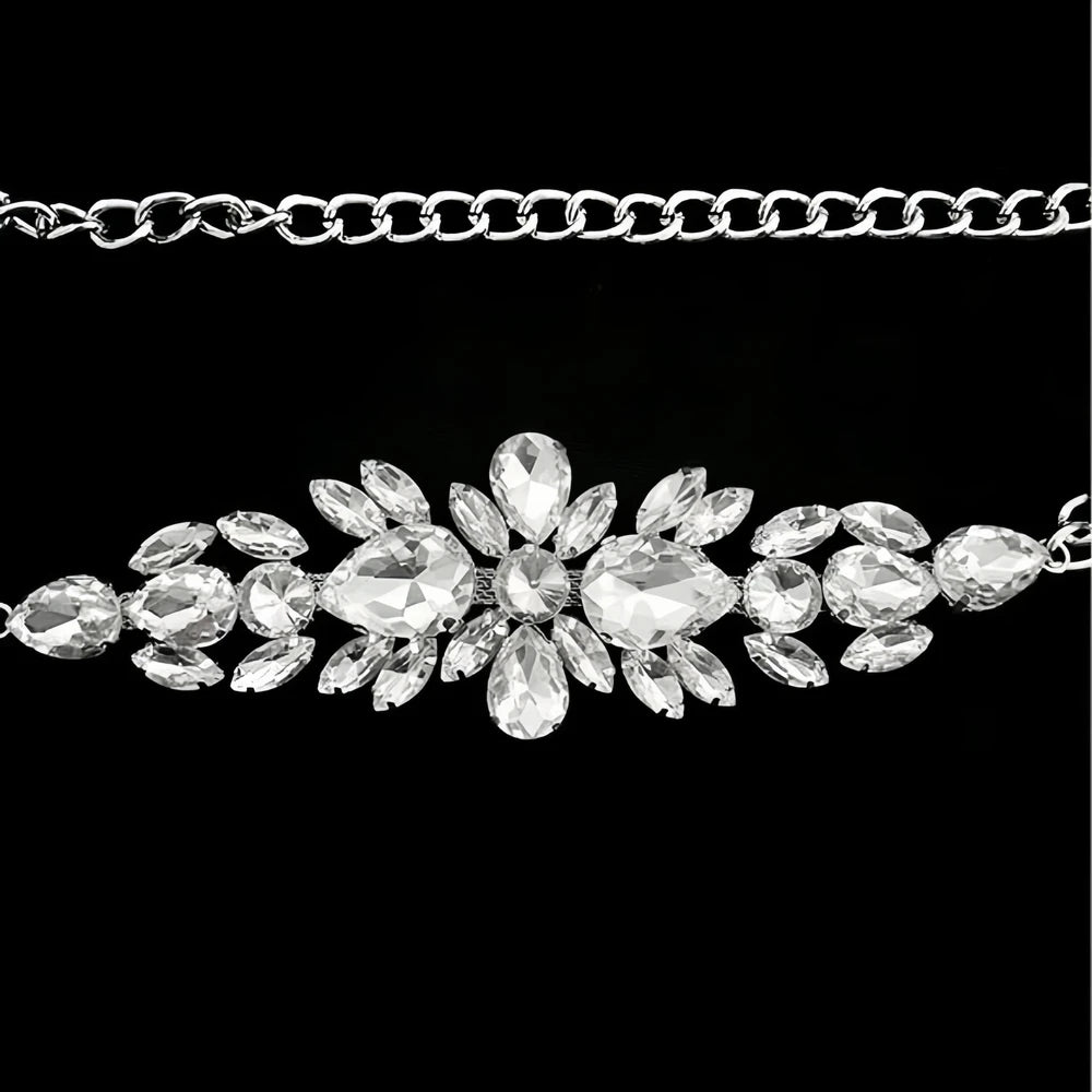 Rhinestone Chain Belt