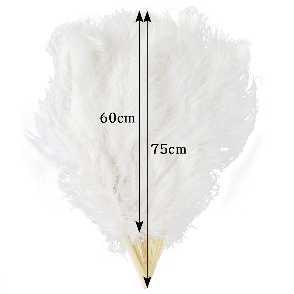 130CM Ostrich Feather Fans