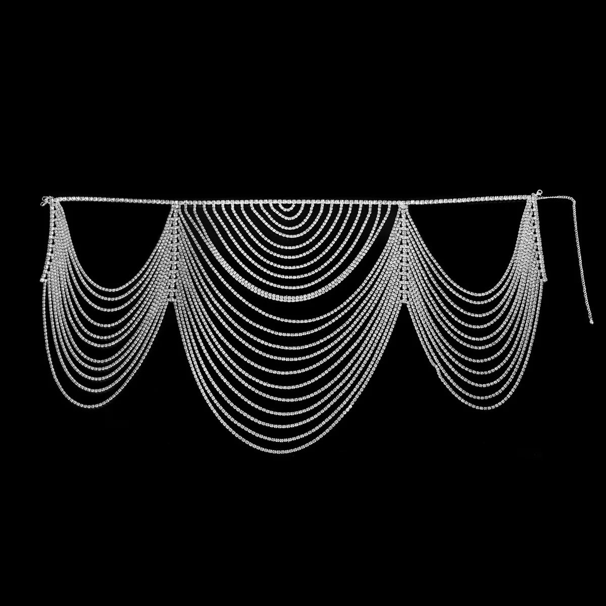 Luxury Style Rhinestone Body Chain Jewelry