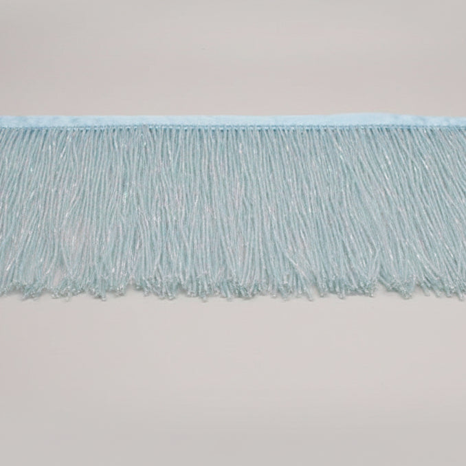 Long Glass Rhinestone Beaded Fringe Trim