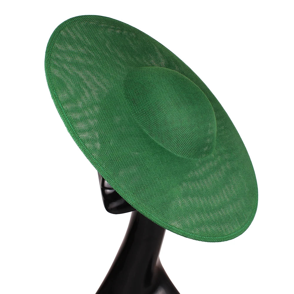 40cm Large Round Sinamay Fascinator Base DIY Millinery Derby Hat Headpiece Mold