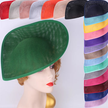 30cm Teardrop Sinamay Fascinator Base DIY Millinery Headpiece Cocktail Hat Mold
