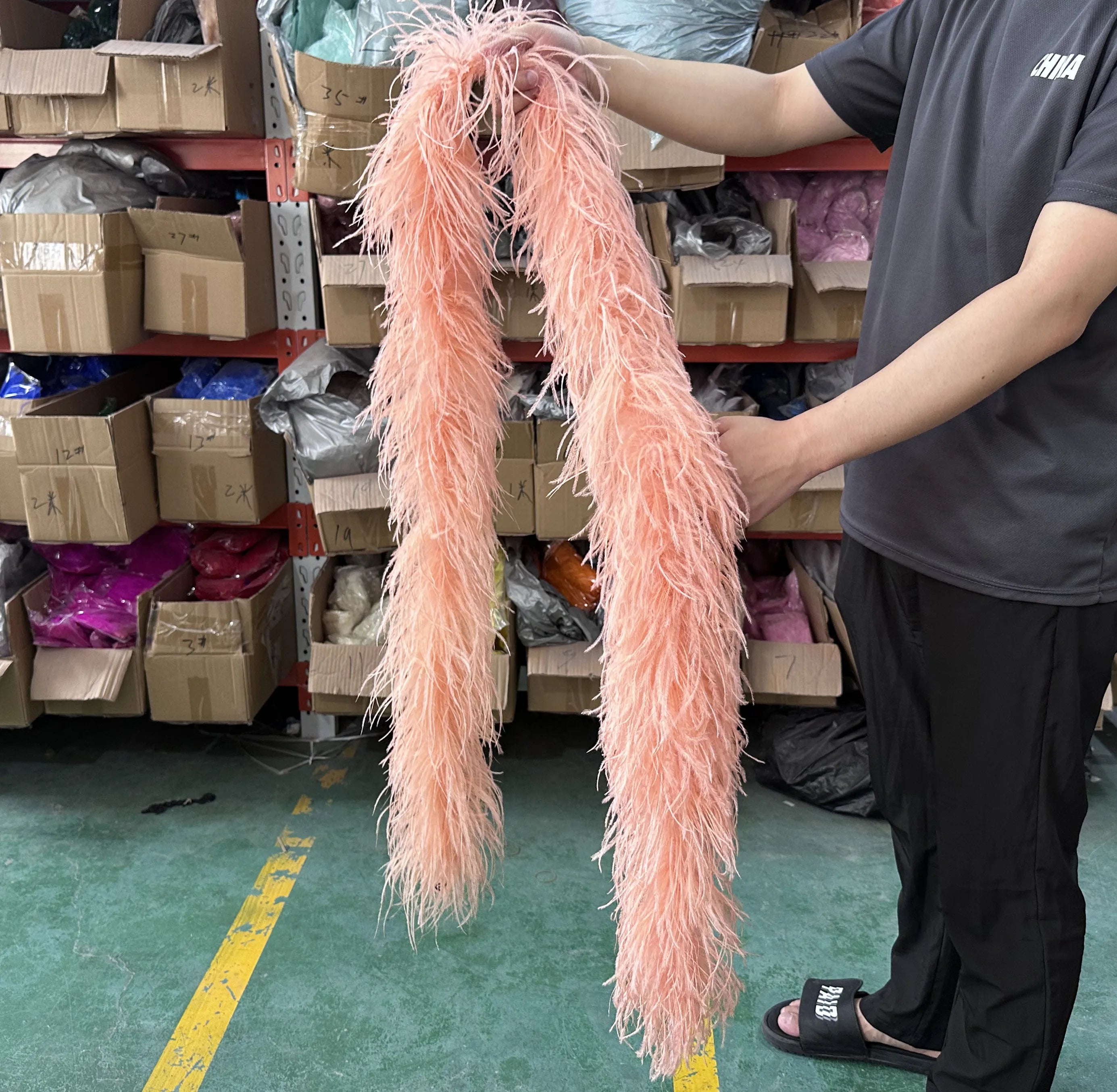 Multi-Ply Ostrich Feather Scarf Boa (2 Meters)