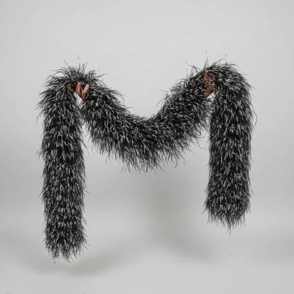 2M Tie-Dye Ostrich Feather Boa Shawl
