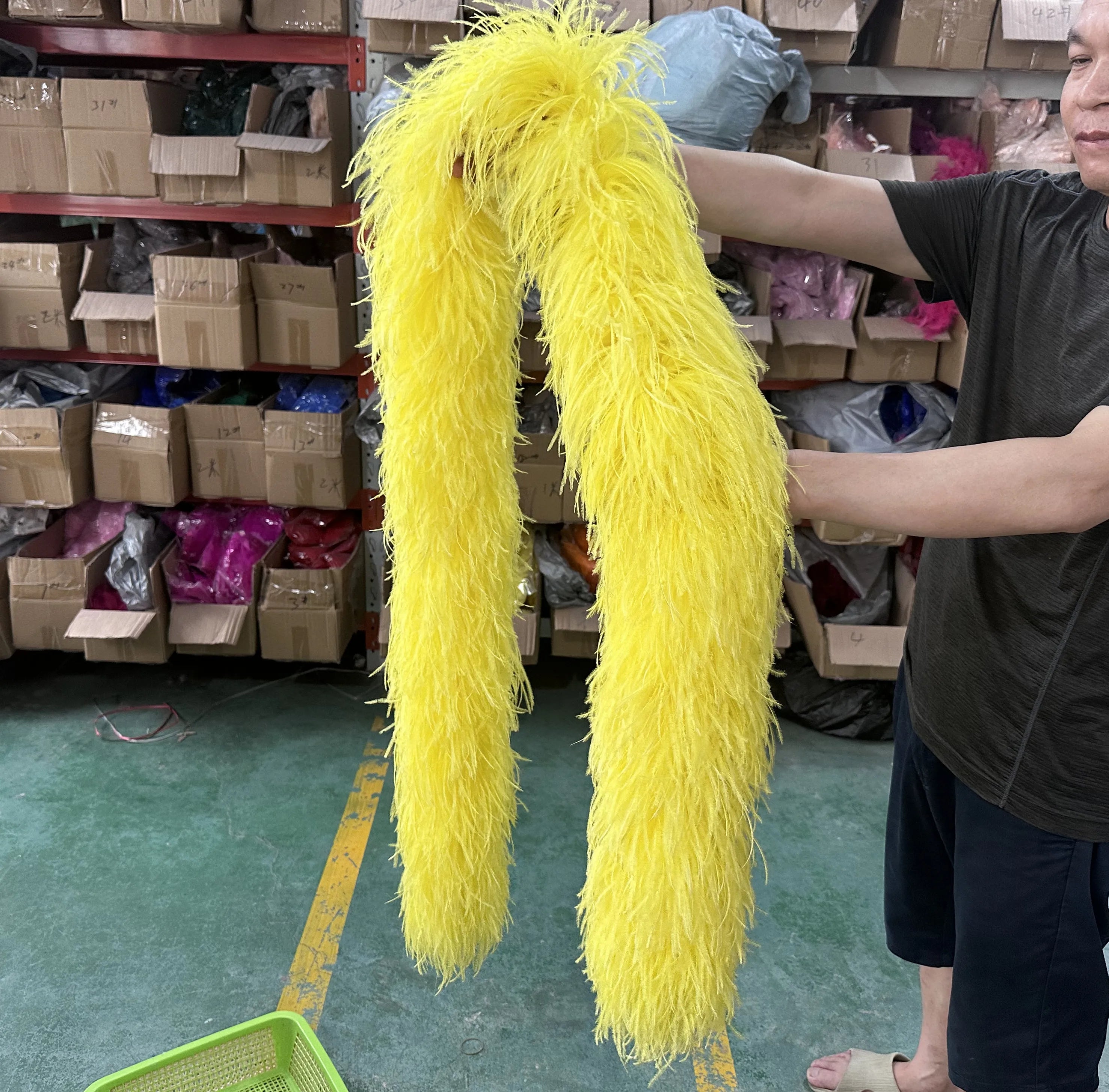 Multi-Ply Ostrich Feather Scarf Boa (2 Meters)