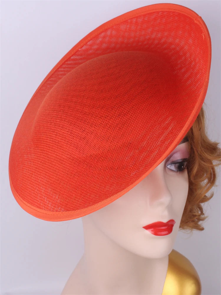 30cm Round Sinamay Fascinator Base DIY Millinery Headpiece Hat Making Blank