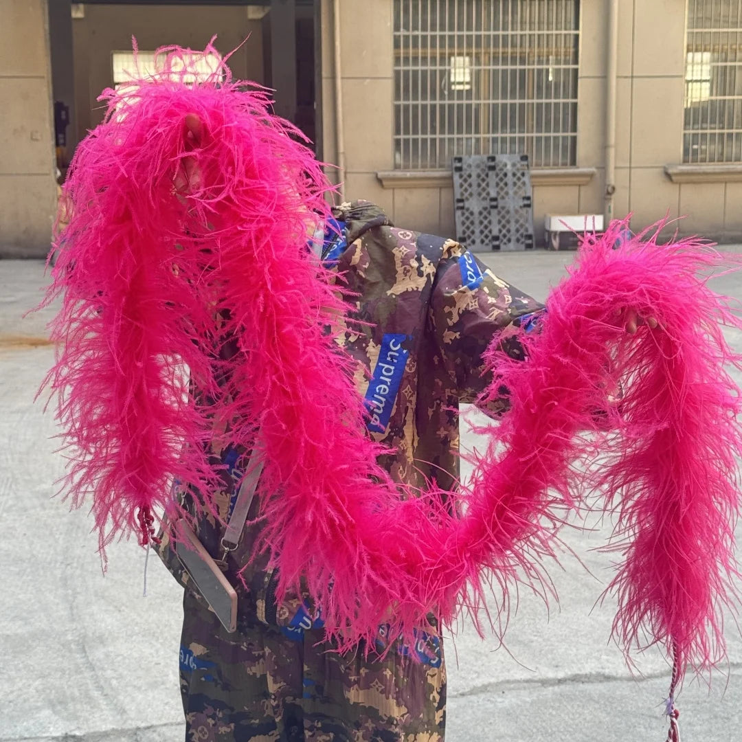 2M 1-20ply Fluffy Ostrich Feather Boa