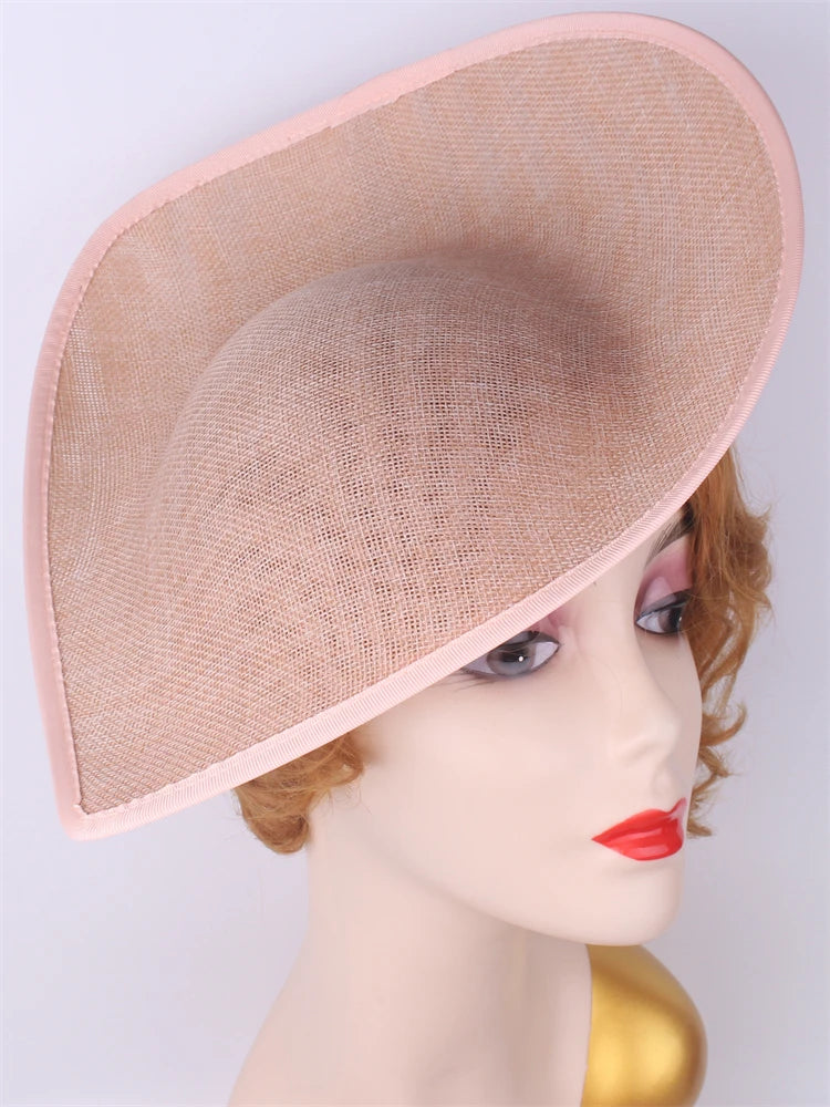 30cm Teardrop Sinamay Fascinator Base DIY Millinery Headpiece Cocktail Hat Mold
