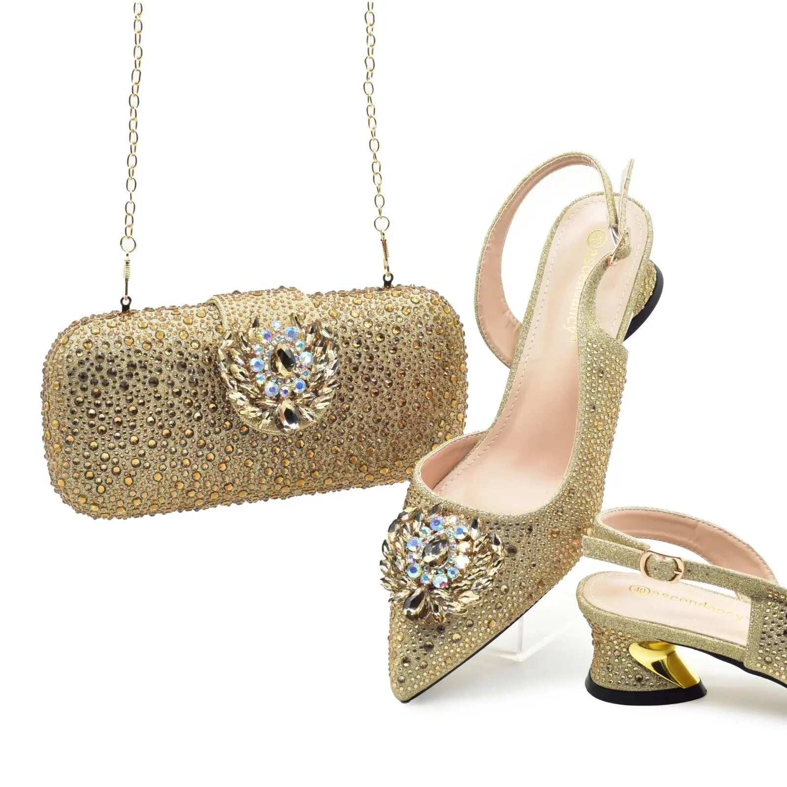 Matching Shoe and Bag Set