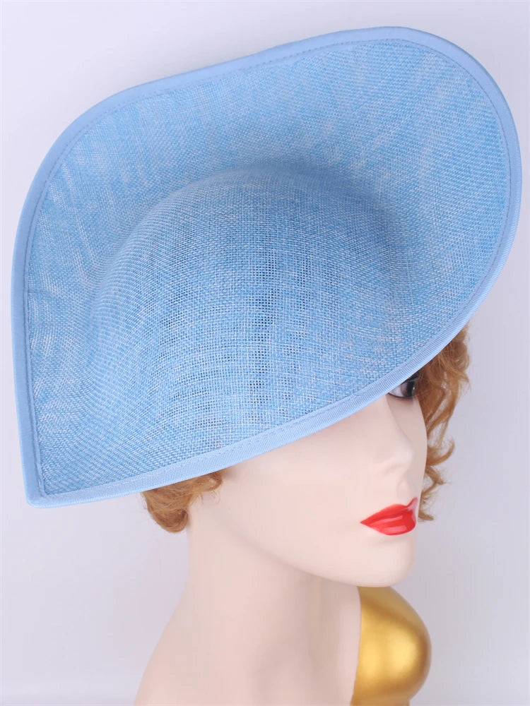 30cm Teardrop Sinamay Fascinator Base DIY Millinery Headpiece Cocktail Hat Mold