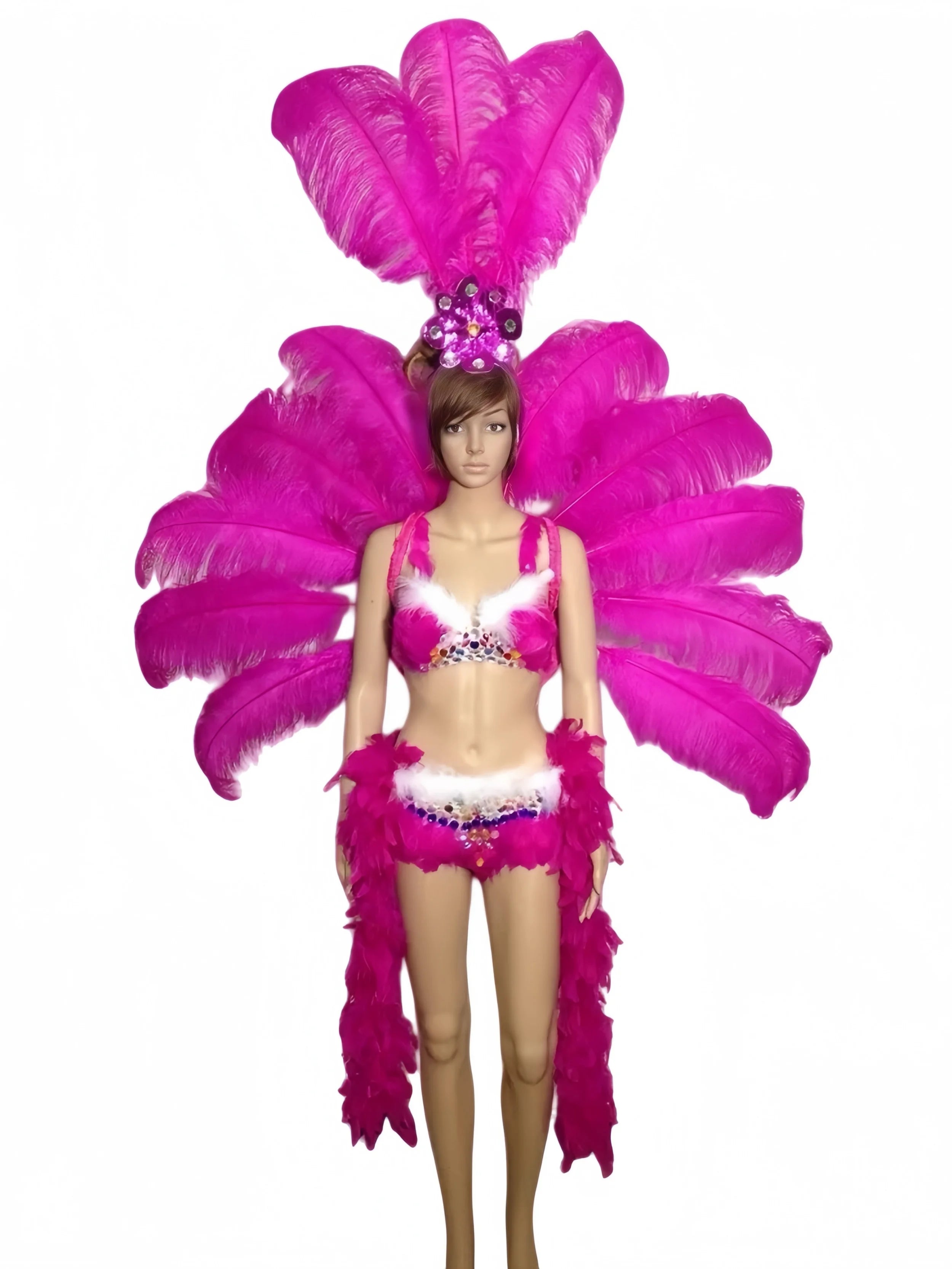 The Stardust Victoria Sovereign – Deluxe Angel Feather Wing & Headdress Stage Costume Set