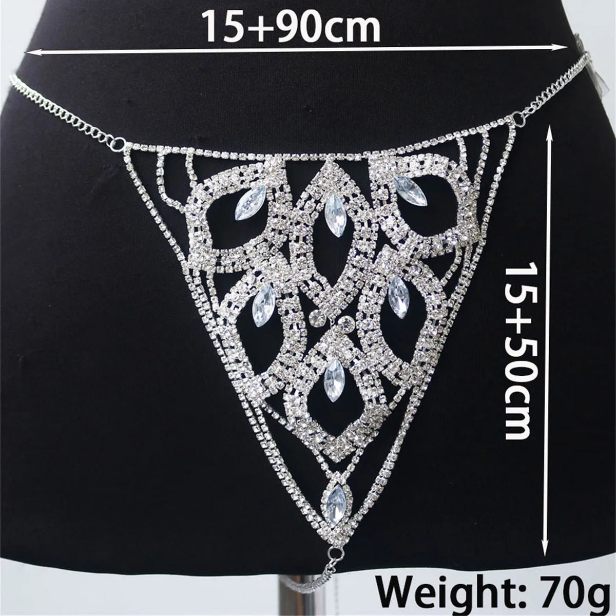 Leaf Bra & Thong Costume Body Jewelry