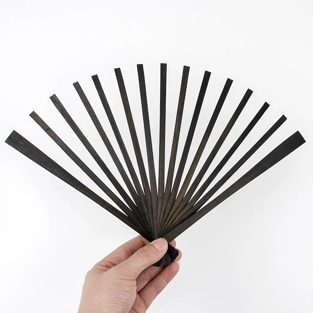 9IN  Bamboo Folding Fan Skeleton (15-Bone)