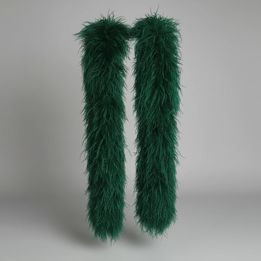 Premium Natural Ostrich Feather Multi-Ply Performance Boa