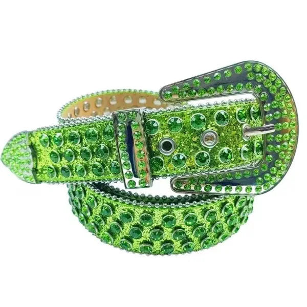 Decorative Diamond Fashion Western Belt