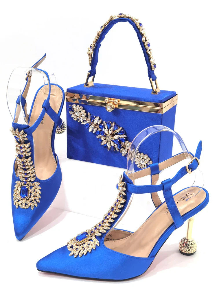 High Quality Ladies Shoes and Bag Set