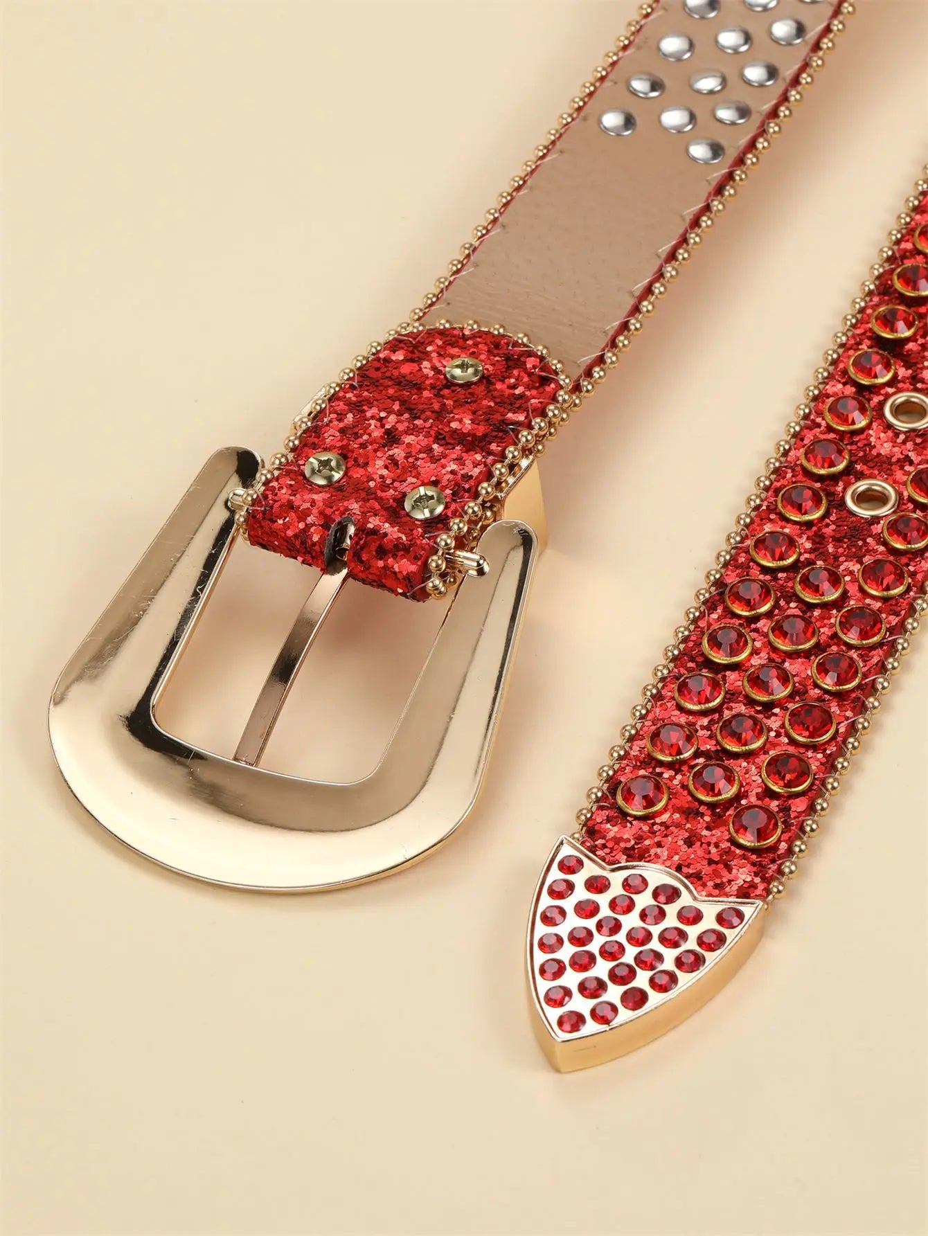 Decorative Diamond Fashion Western Belt