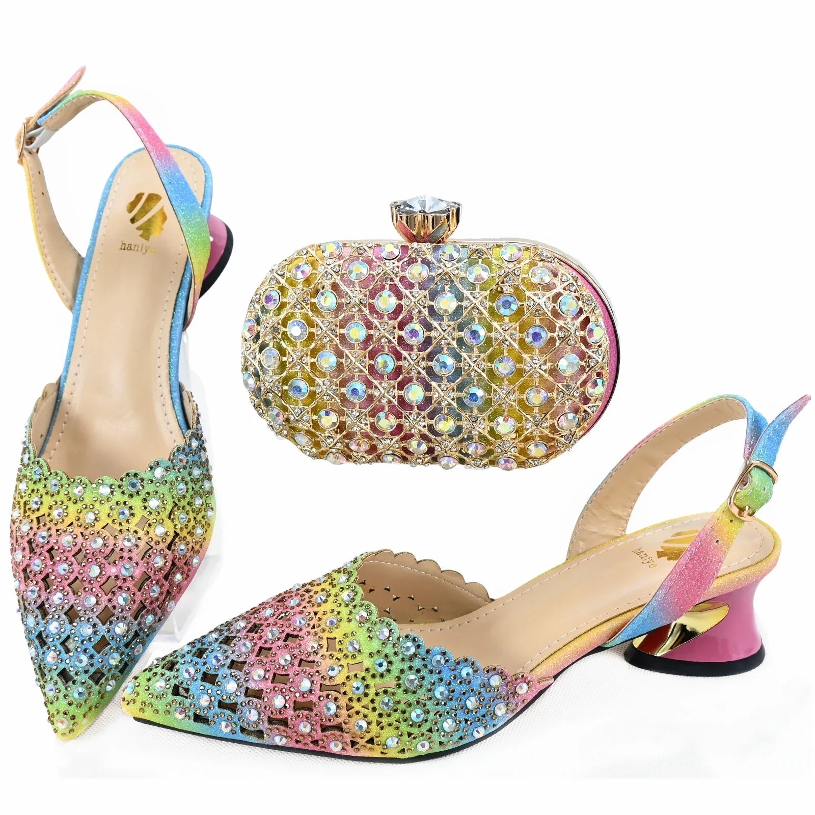 High Quality Ladies Shoes And Bag Set