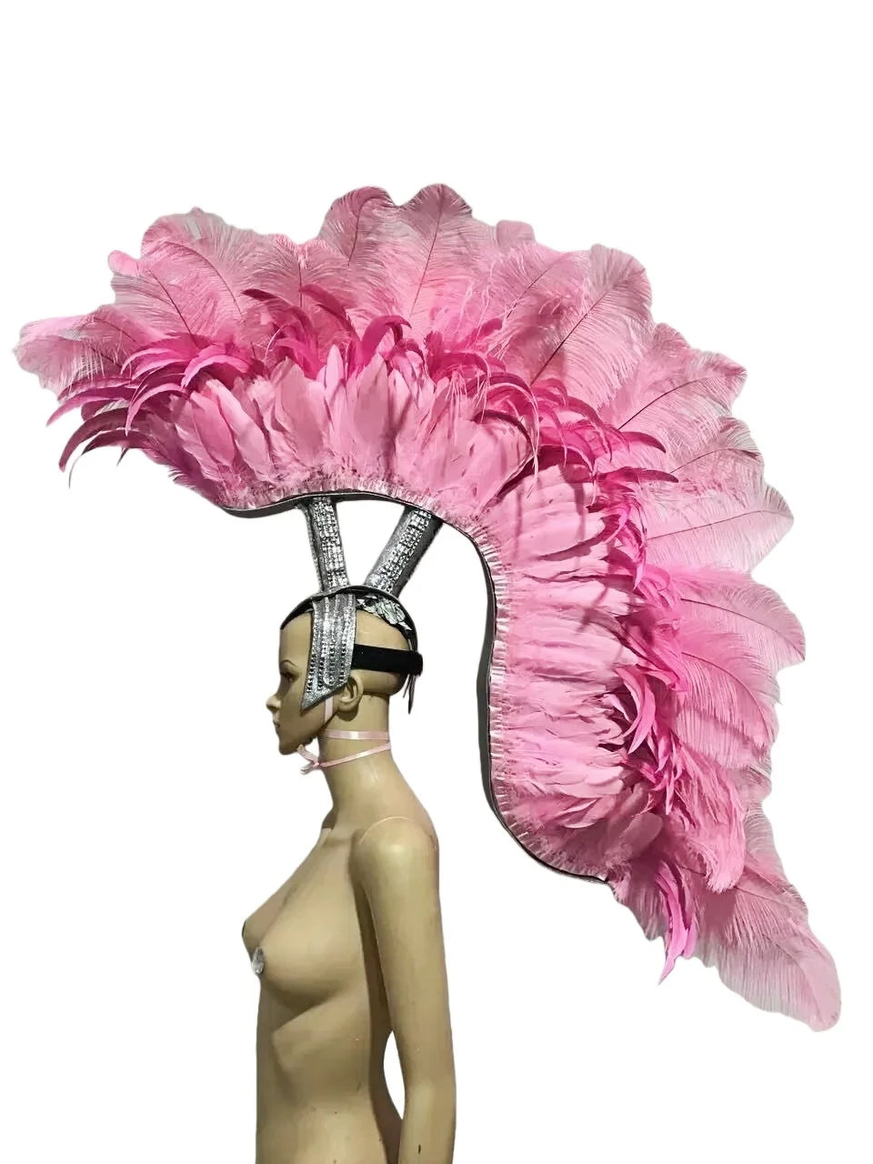 The Stardust Luminary – Premium Feathered Carnival & Samba Halo Headdress
