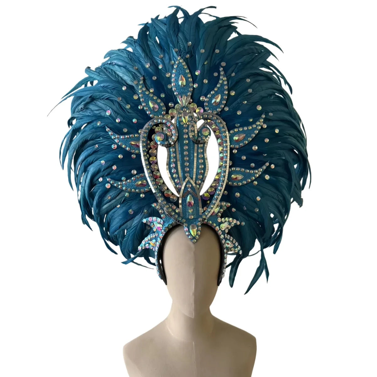 The Stardust Copacabana Feather Crown – Samba Parade Headdress