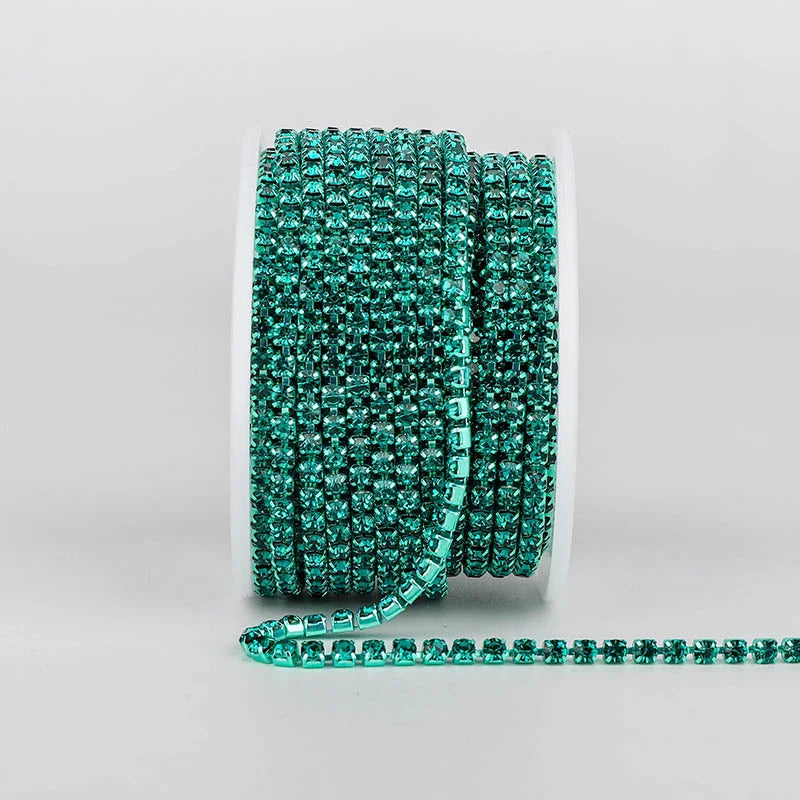 The Stardust Sparkle Chain – Deluxe Crystal Rhinestone Cup Chain Trim