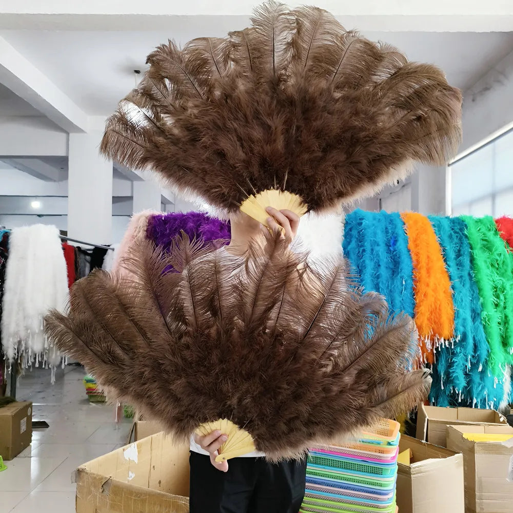 130CM Ostrich Feather Fans