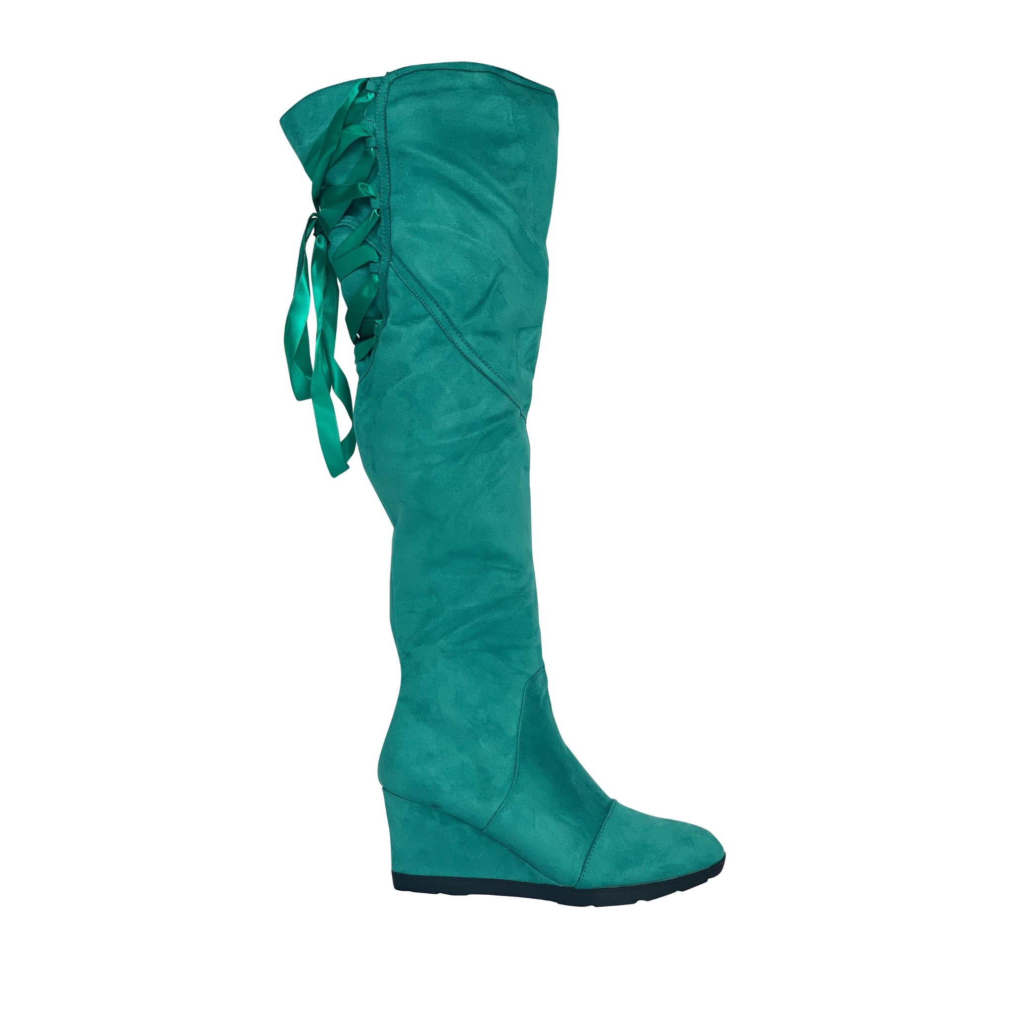 Sasha Fierce - Thigh High Wedge Carnival/Festival Boots