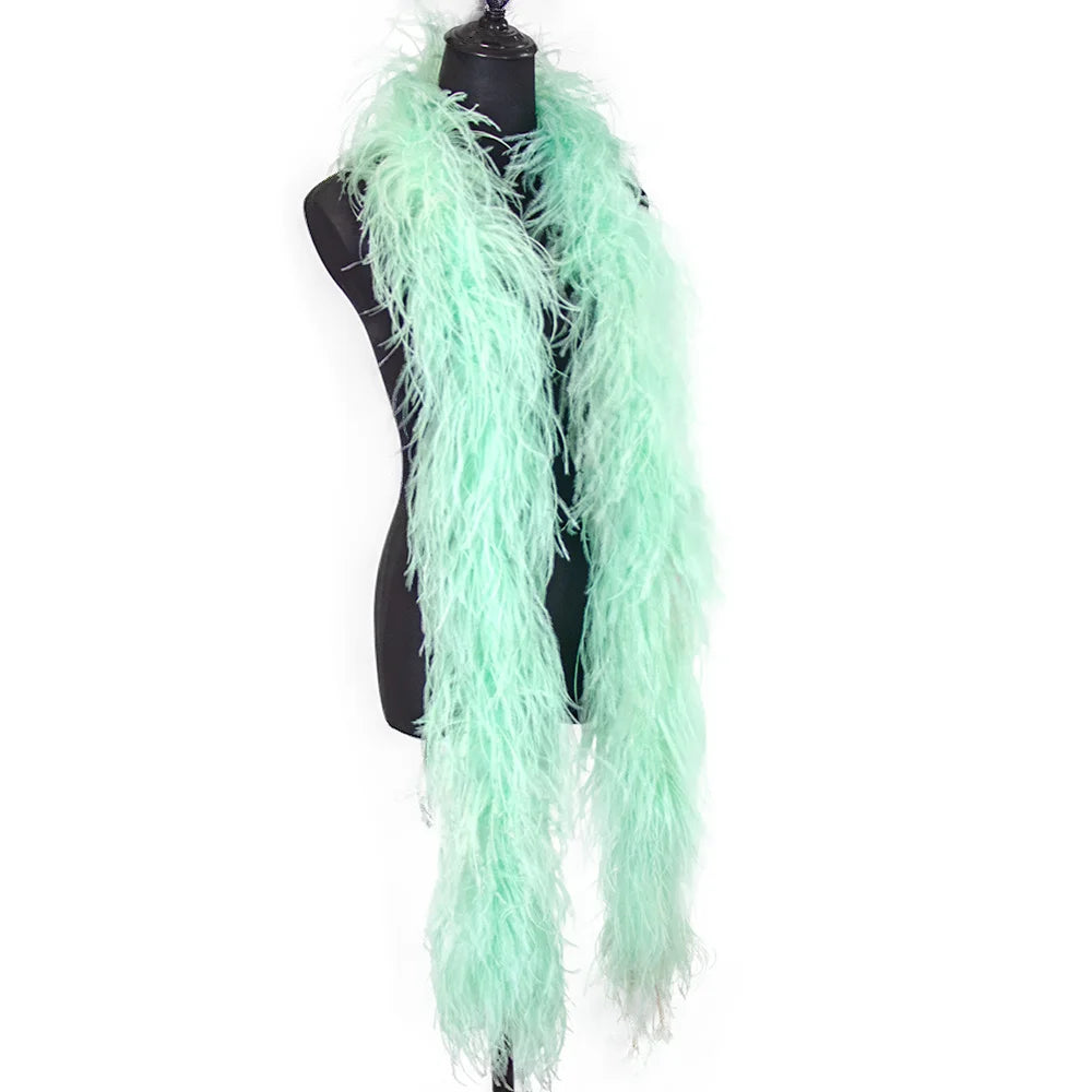 6-Ply Fluffy Ostrich Feather Scarf Boa