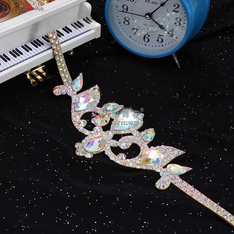 Layered Rhinestone Belly Dance Waist Belt