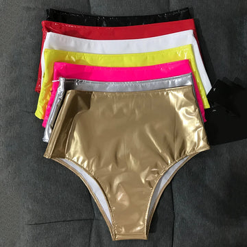 Glossy Metallic Triangle Performance Shorts