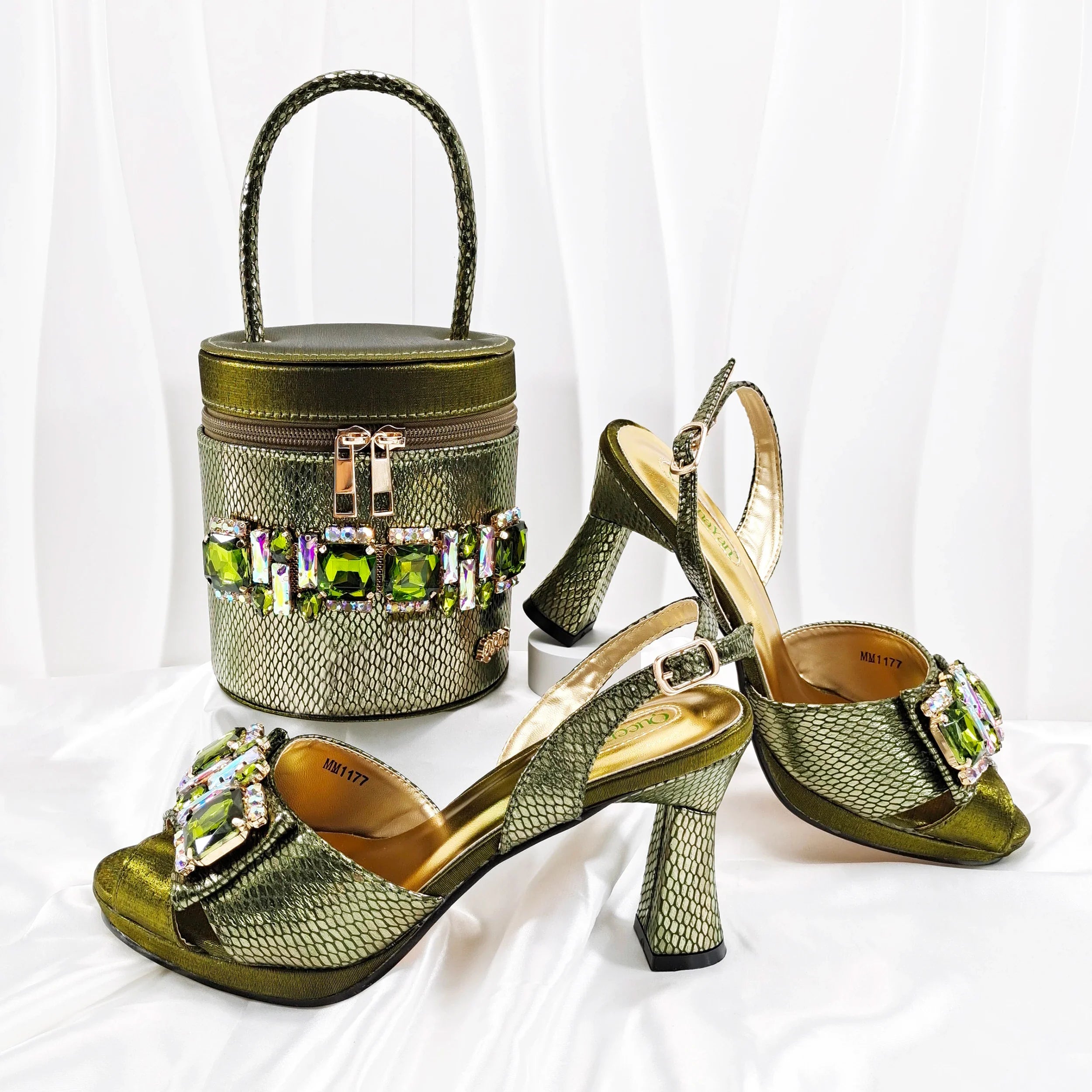 New Matching Women Shoe and Bag Set HF1-1
