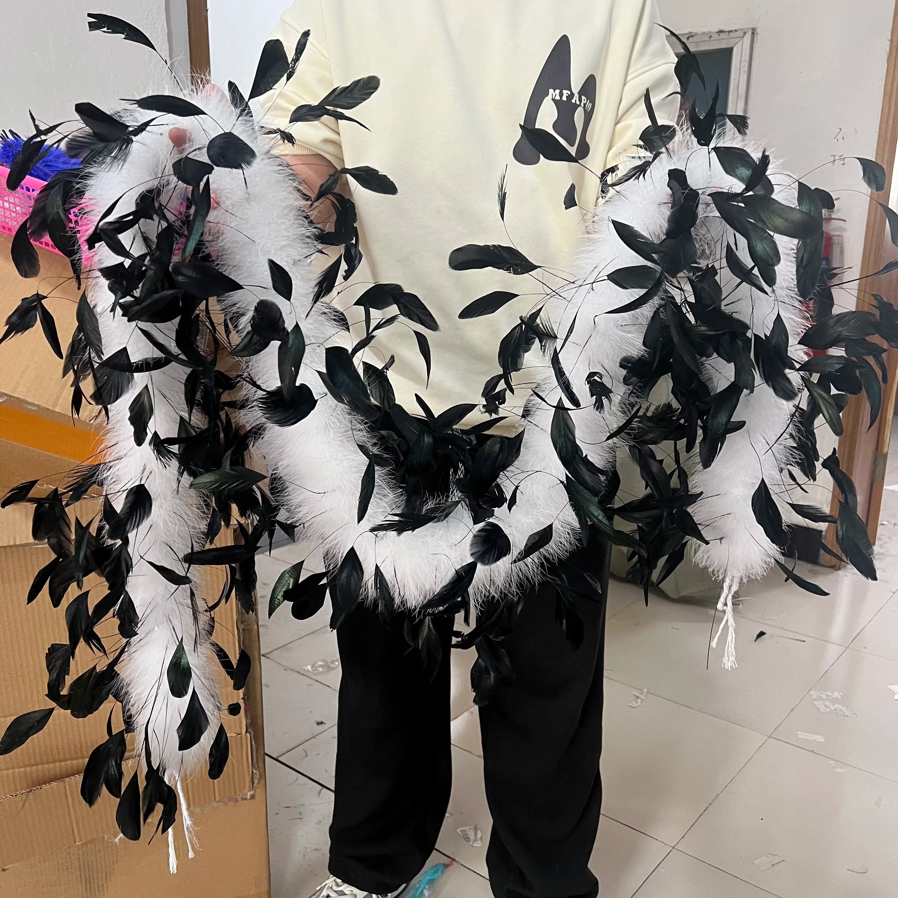Fluffy Marabou Turkey Feather Boa (50g)