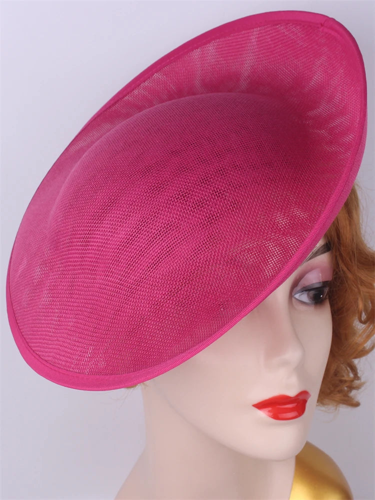 30cm Round Sinamay Fascinator Base DIY Millinery Headpiece Hat Making Blank