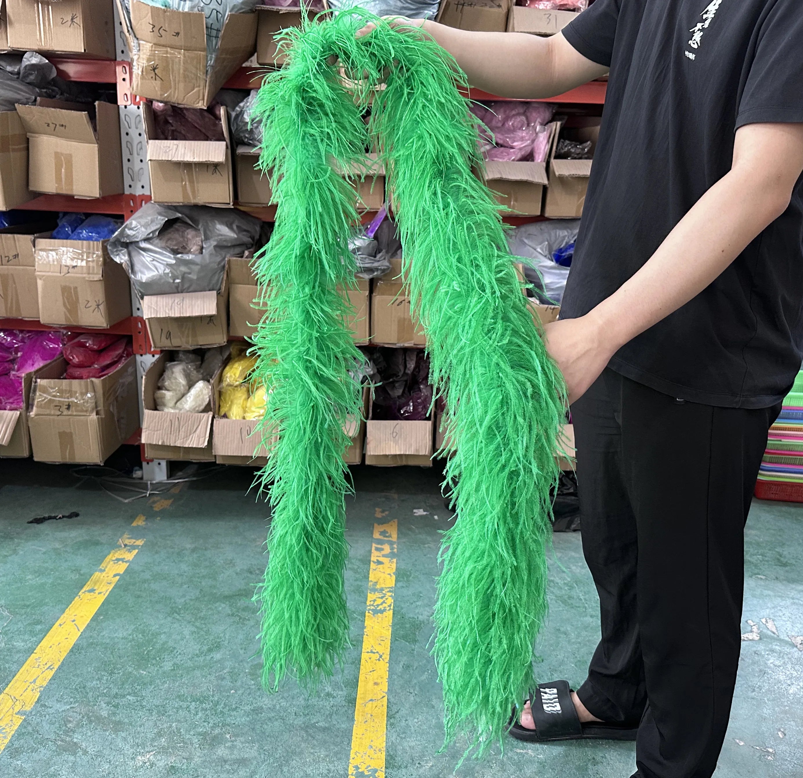 Multi-Ply Ostrich Feather Scarf Boa (2 Meters)