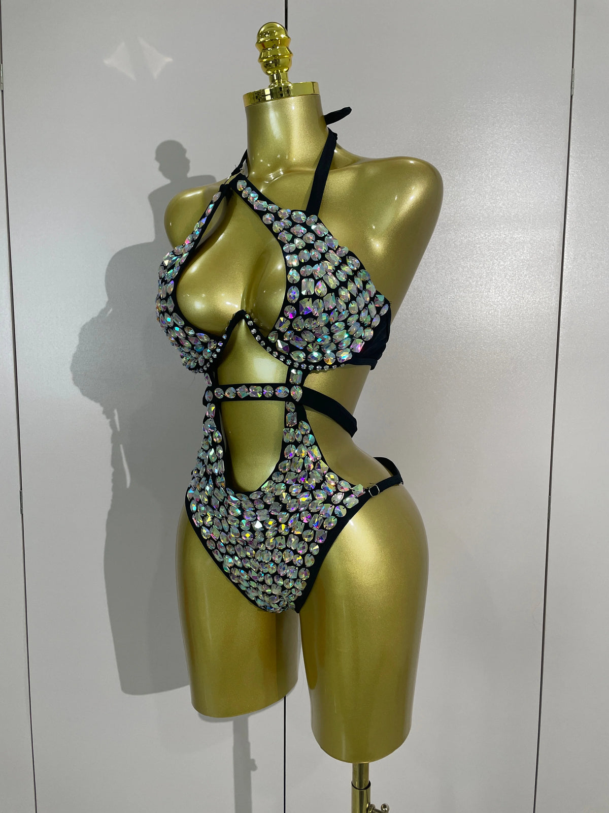 Gold Crystal Performance Bodysuit