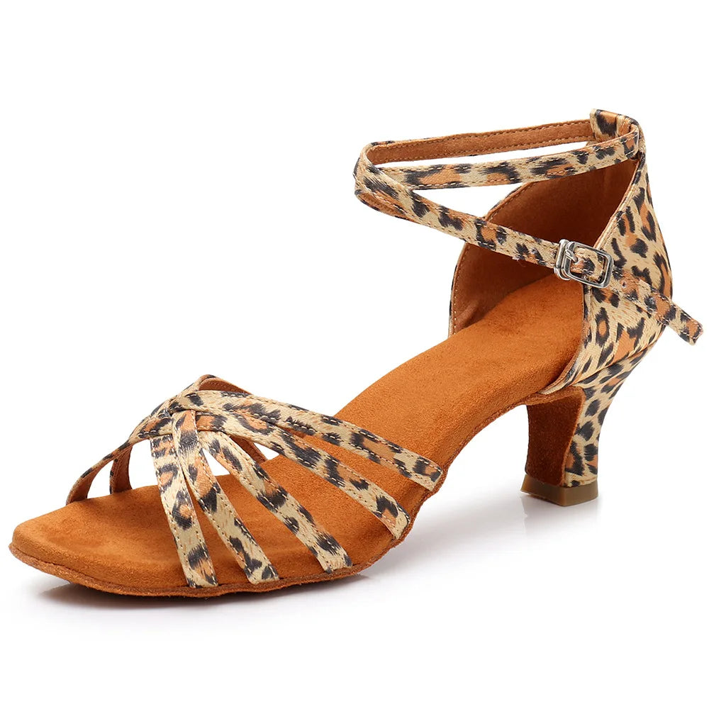 The Stardust Rumba Rhythm Sandal – Classic Strappy Latin Dance Heel
