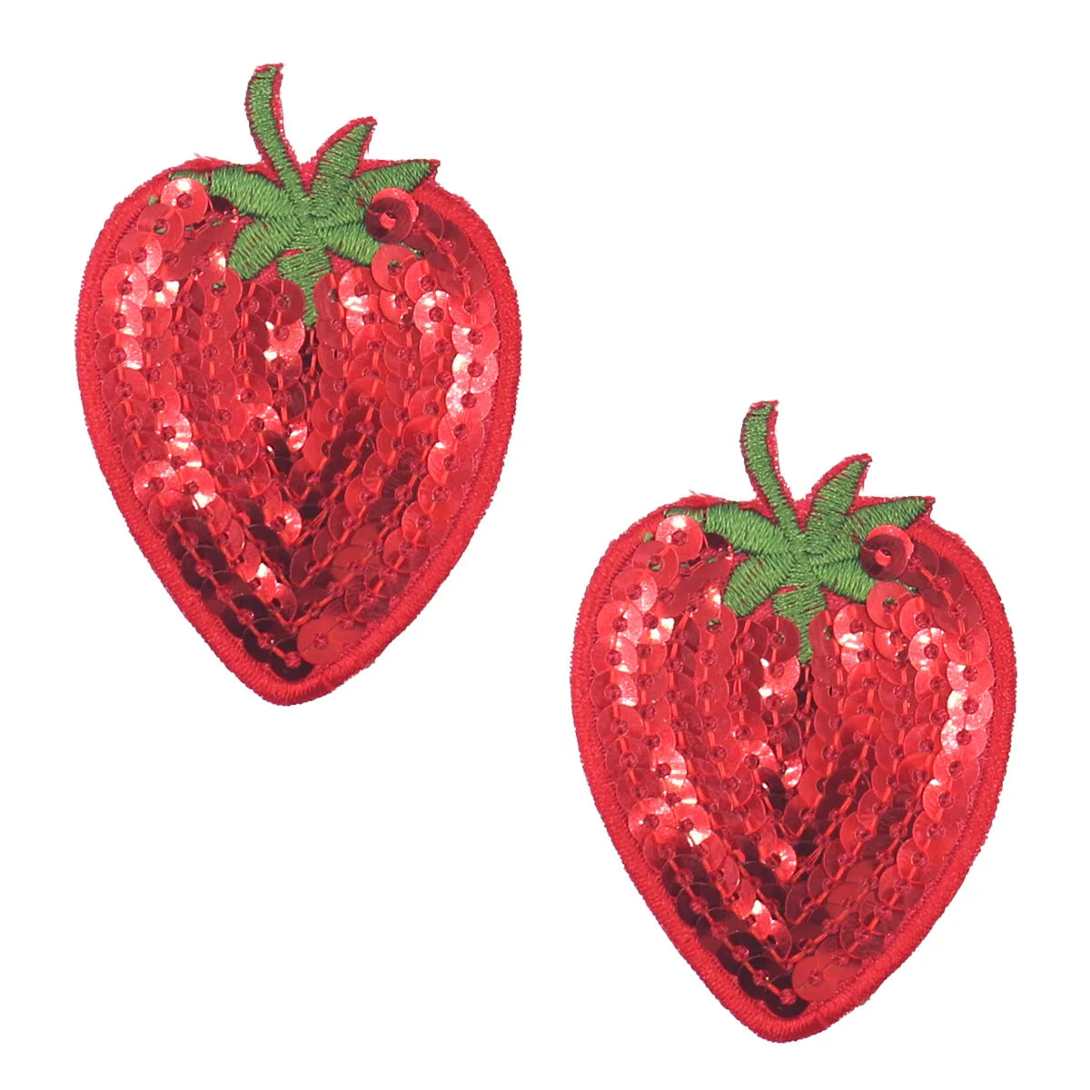 Sparkling Cherry & Fruit Sequined Nipple Pasties Set