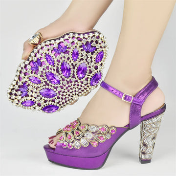 Italian Party Shoes and Bag Set