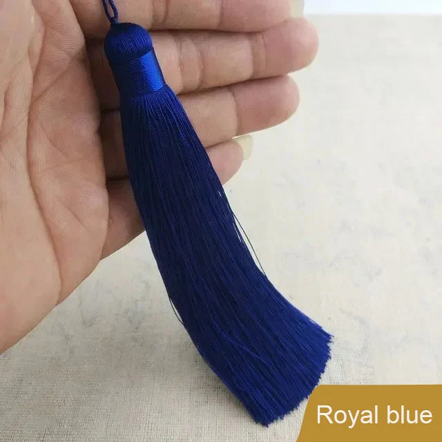 12cm Polyester Silk Tassel Fringe Trim DIY Sewing Accessories