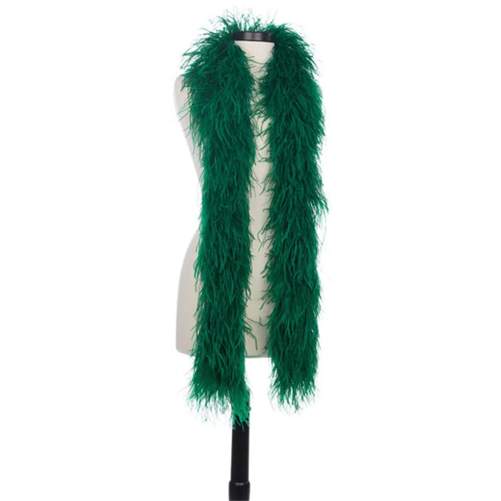 6-Ply Fluffy Ostrich Feather Scarf Boa