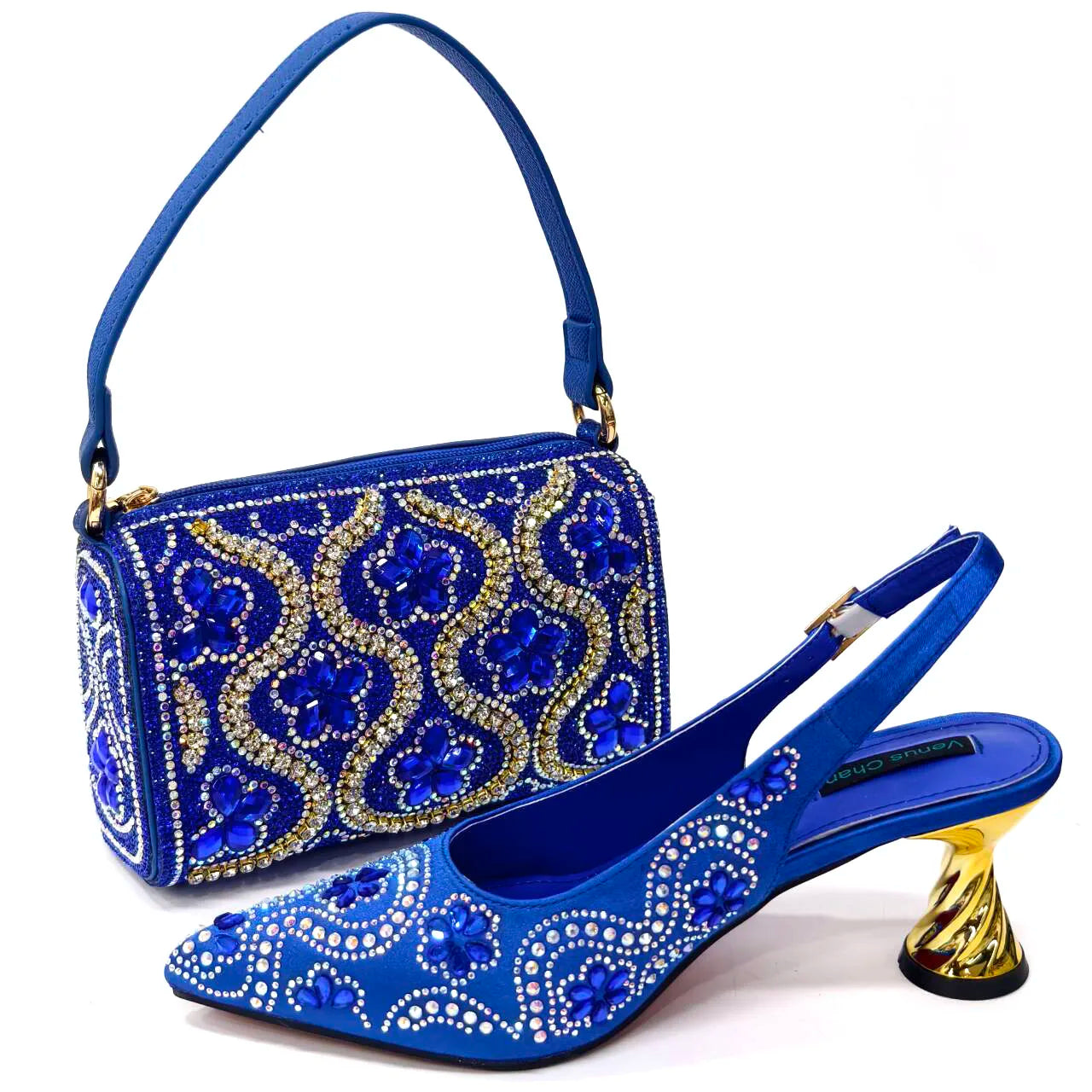 Italian Shoes And Bag Set