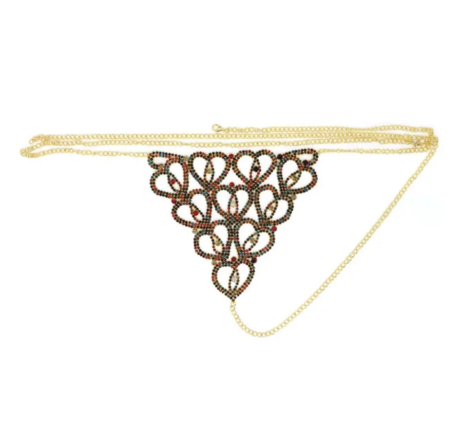 Crystal Thong Body Chain