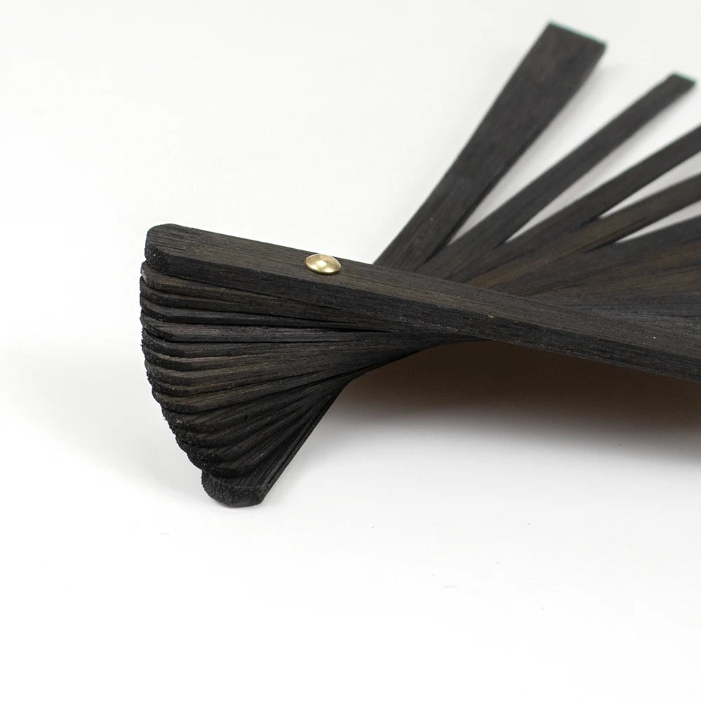 9IN  Bamboo Folding Fan Skeleton (15-Bone)
