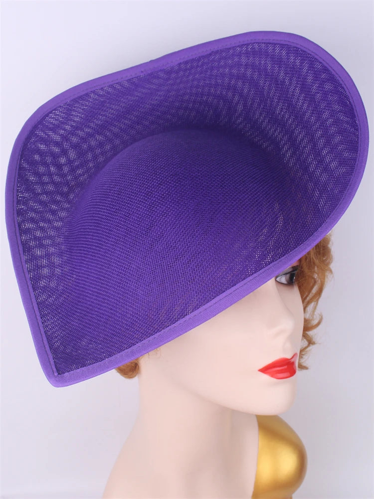 30cm Teardrop Sinamay Fascinator Base DIY Millinery Headpiece Cocktail Hat Mold