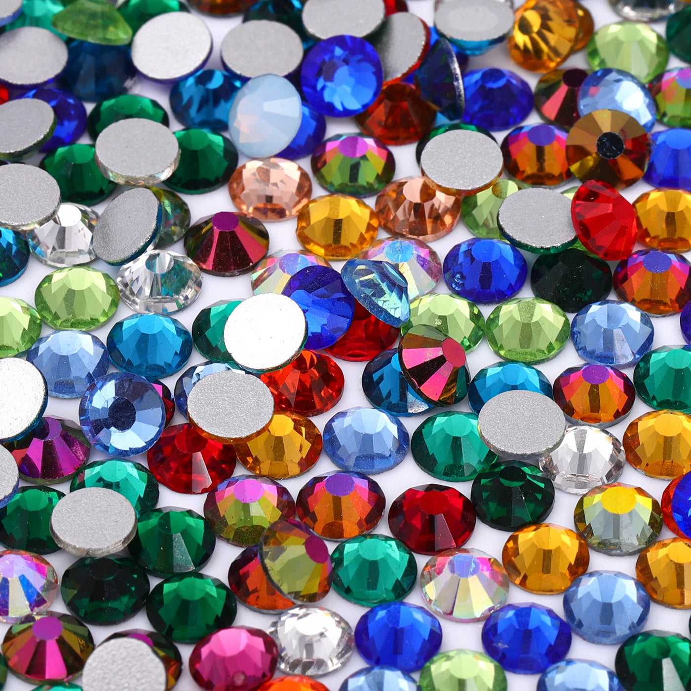SS3-SS30 Top Quality Glass Flat-Back Rhinestones