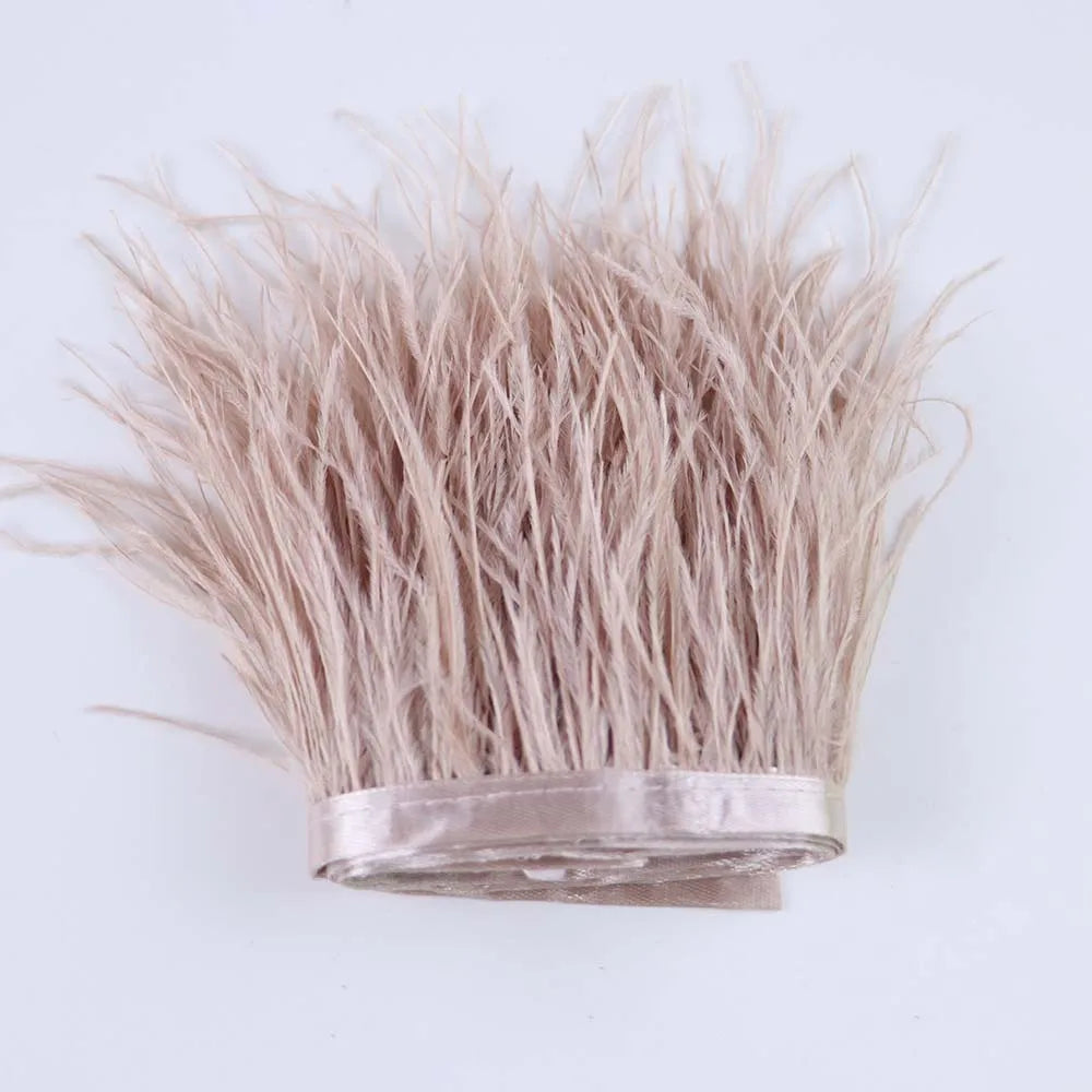 Natural Ostrich Feather Trim & Fringe